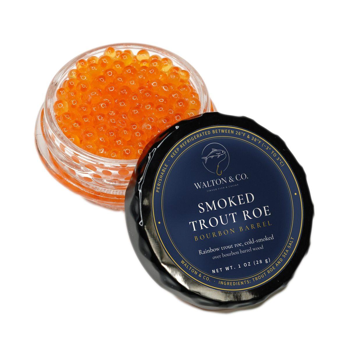 Bourbon Barrel Smoked Trout Roe — Walton & Co.